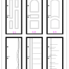 Usa metalica de apartament Maco U3 MOTTURA 701 Modern - imagine 5
